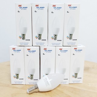 Combo 10 bóng đèn led Búp C37 6W E14