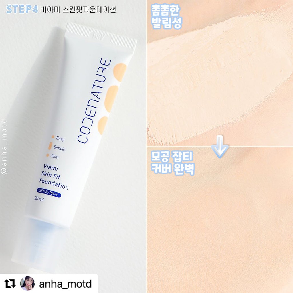 Kem nền Codenature make up tone tự nhiên 30ml | BigBuy360 - bigbuy360.vn