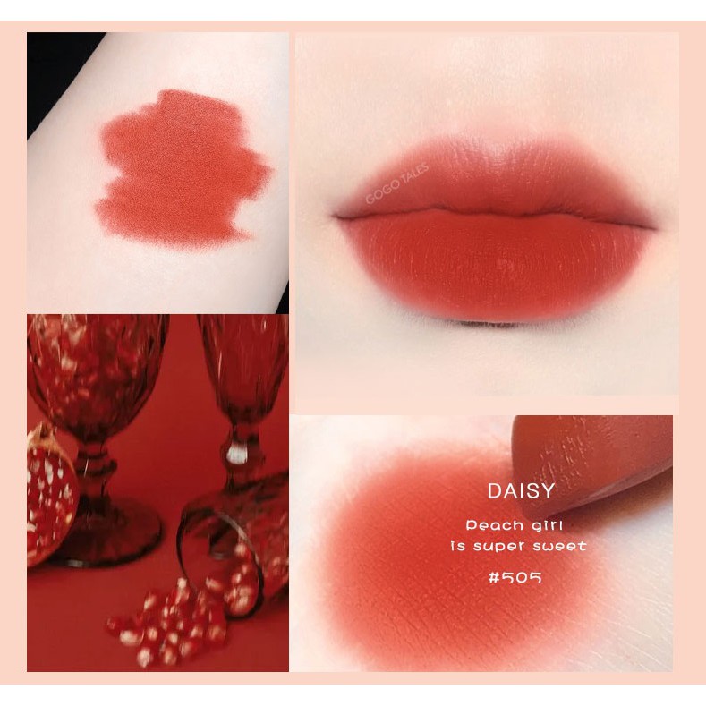 Son Lì Mịn Môi GOGOTALES GT185 Daisy Cúc Hoa Mi [GOGO TALES ] | BigBuy360 - bigbuy360.vn