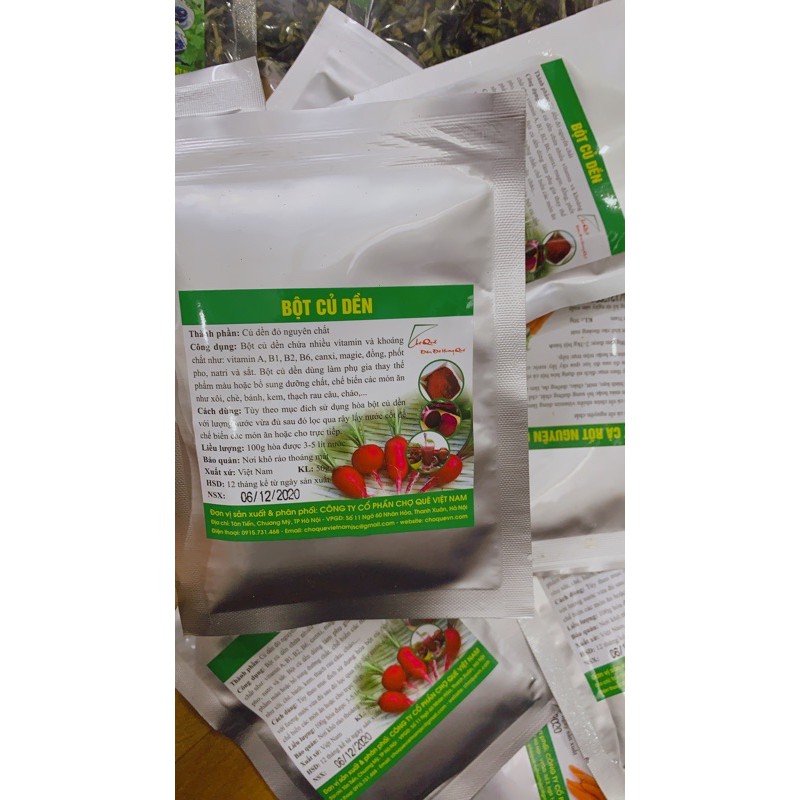 Bột củ dền - gói 50gr