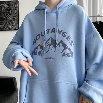 Áo hoodies nam in hình ngọn núi tuyết size M-3XL