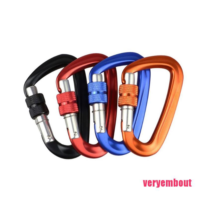 Móc Khóa Leo Núi Chữ D 12KN Chuyên Dụng