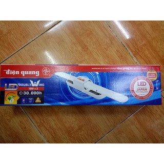 Đèn led DoubleWing 2x18W Thủy tinh - Nhựa Điện quang