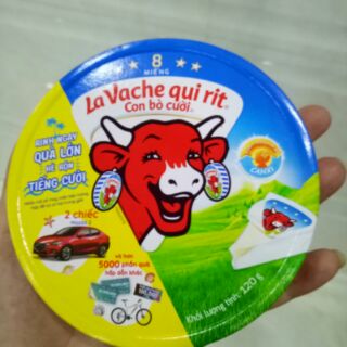 Phô Mai Con Bò Cười Hộp 8 Miếng (120g)