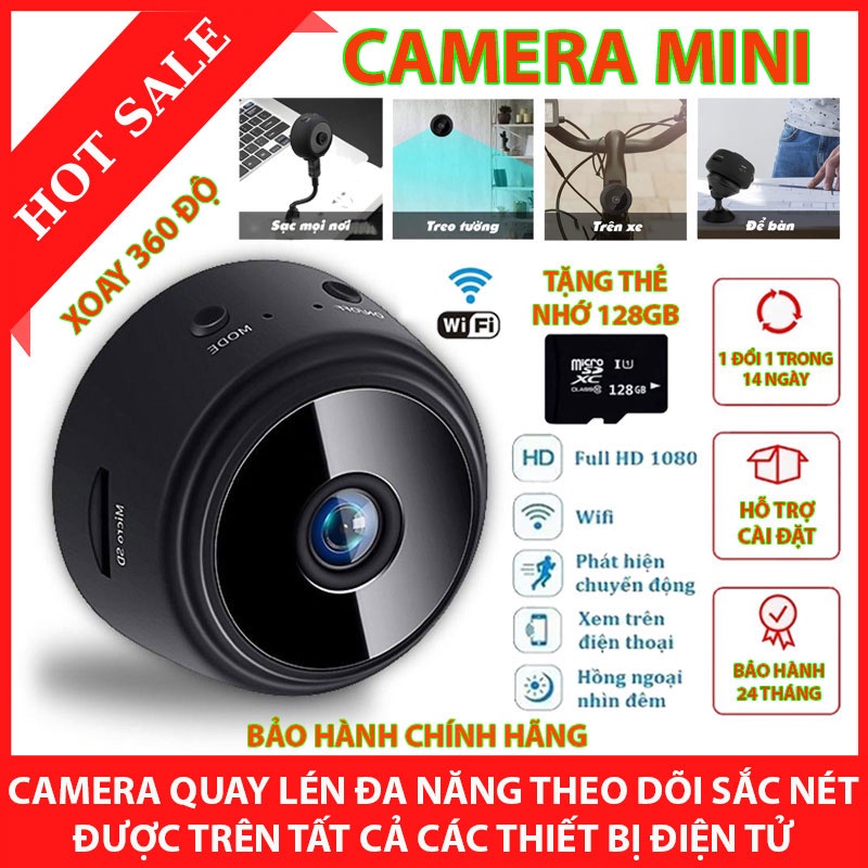 Camera Giám Sát Không Dây A9, Camera Wifi Chống Trộm, Có App Xem Từ Xa, Hướng Dẫn Tiếng Việt