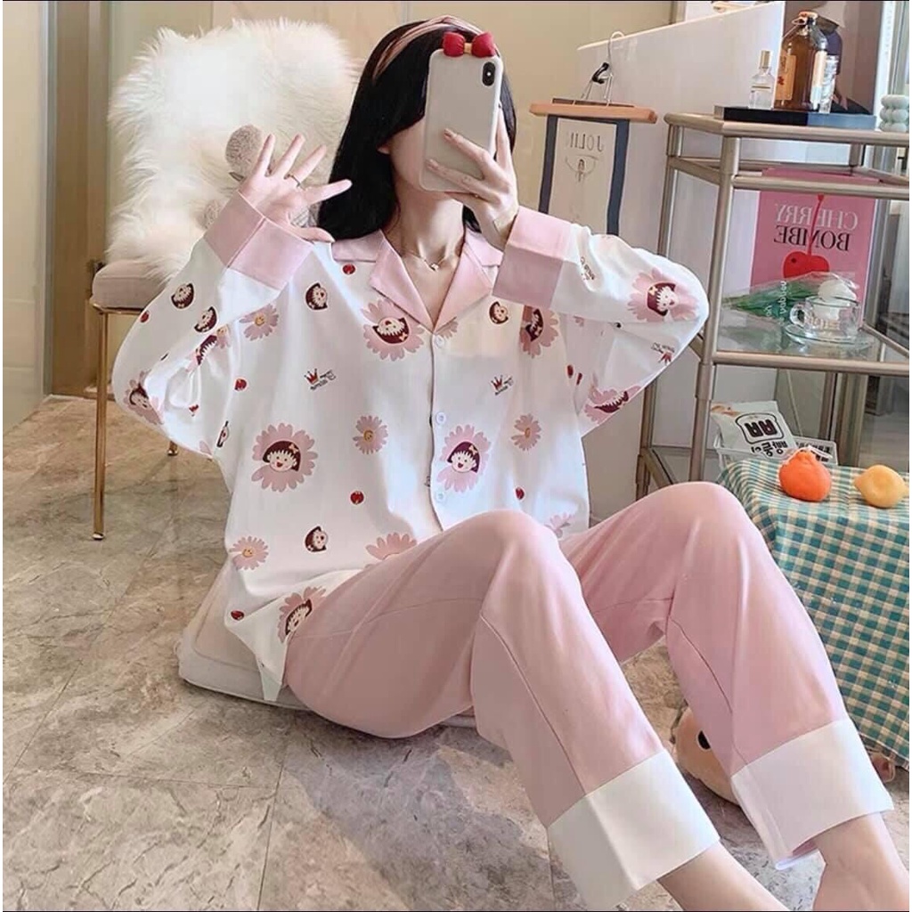 Bộ đồ Pyjamas, bộ đồ mặc nhà chất lụa Satin Cao cấp