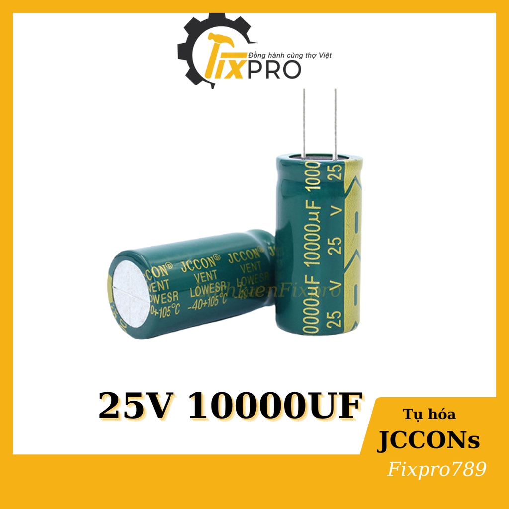 Tụ hóa 25V 100UF-10000uF 18x35mm tần số cao