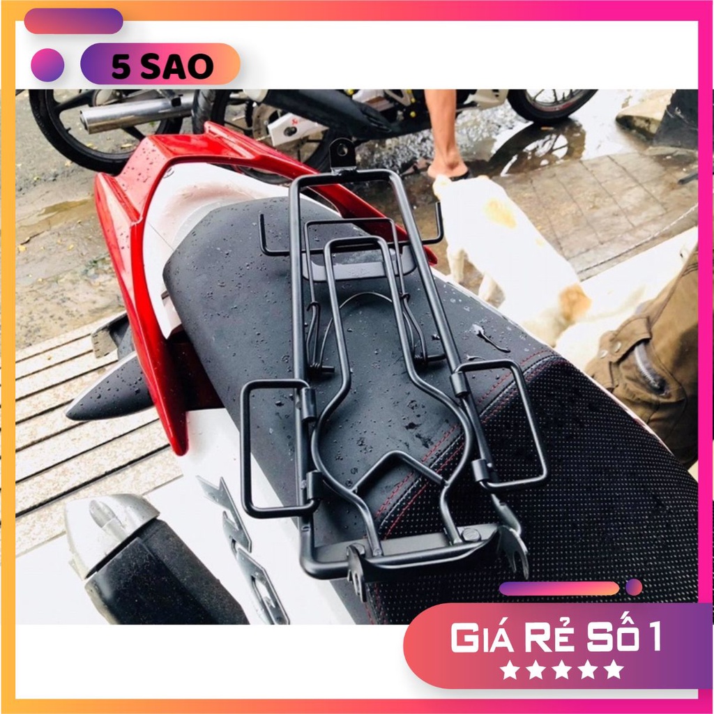 Baga Exciter 150  sơn tĩnh điện màu đen - gác baga ex150 - đồ chơi xe exciter