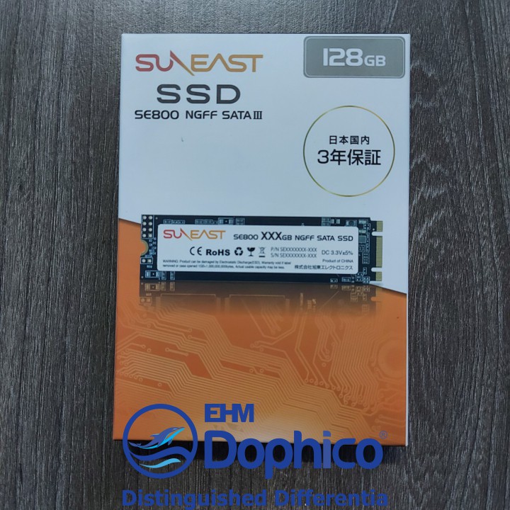 Ổ cứng SSD M2 SATAIII SunEast 128GB nội địa Nhật Bản – CHÍNH HÃNG – Bảo hành 3 năm