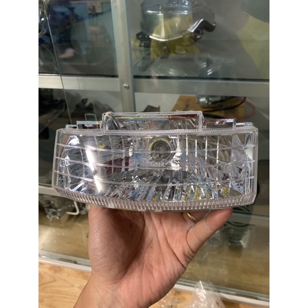 Pha đèn trước viva110 suzuki kèm bóng đèn giắc dây điện
