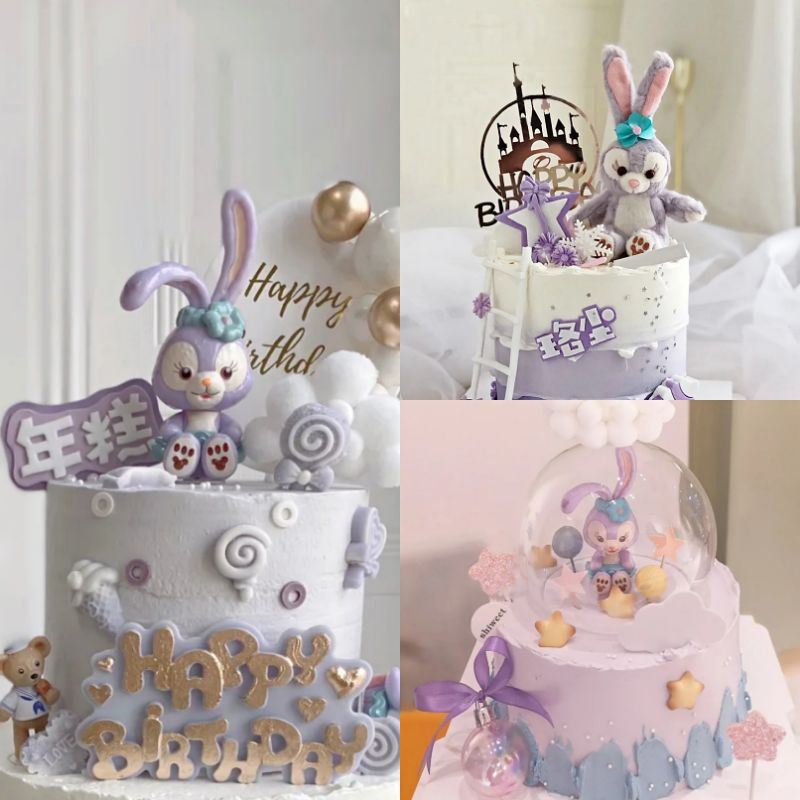 Phụ kiện trang trí bánh kem hình Thỏ Stella Lou xinh xắn