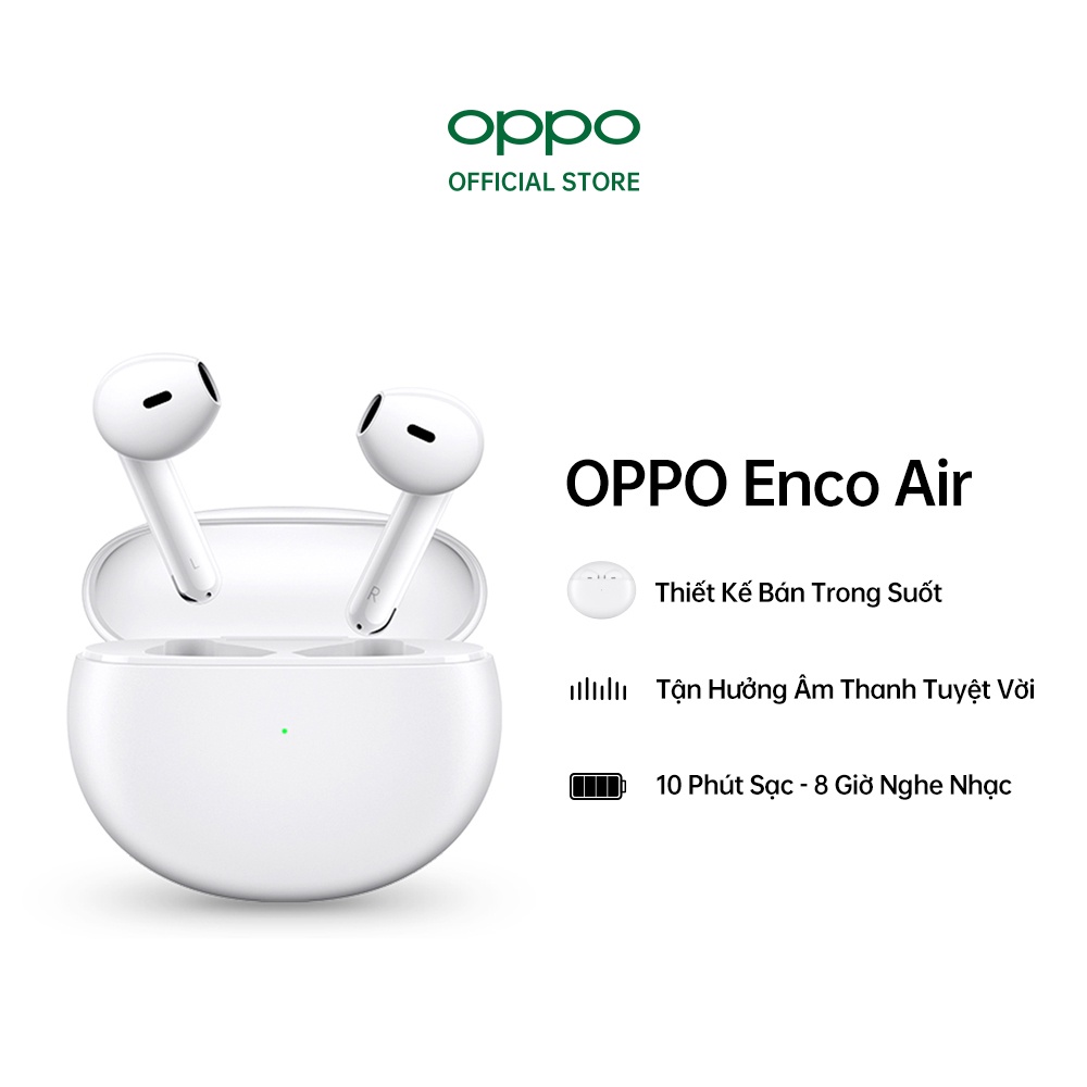 Tai Nghe Không Dây True Wireless OPPO Enco Air | Chống Ồn Chủ Động AI