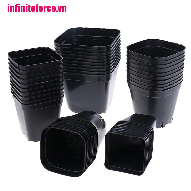 Bộ 10 Chậu Hoa Bằng Nhựa Xinh Xắn Chất Lượng