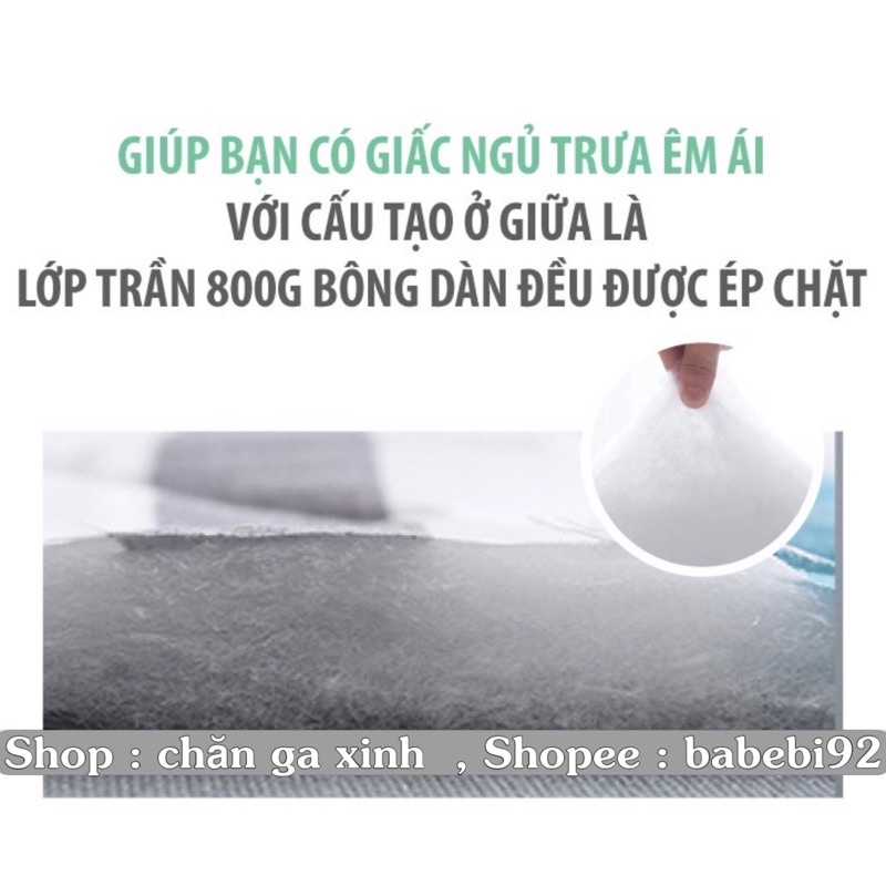 Topper nệm siêu mỏng chiếu trải đệm_trải sàn tiện dụng đa năng