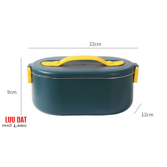Hộp cơm cắm điện khay inox dung tích 0.8 lít A08 BH24T