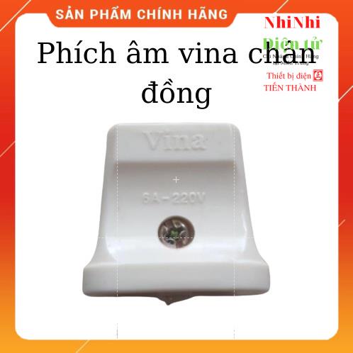 Phích cắm Âm - Phích cái , phích cắm Điện Dương 10A đồng khối