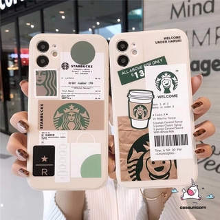 Ốp Lưng Phối Hình Starbucks Thời Trang Cho iPhone 12 11 8 7 6 6s Plus X XR XS Max 11Pro 12 13 Pro Max SE 2020