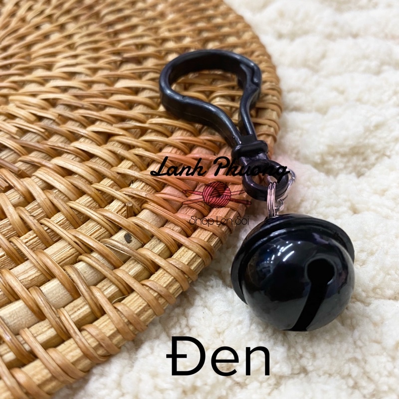 Móc Khoá Nhựa Viên Chuông Tròn (lẻ 1 cái)