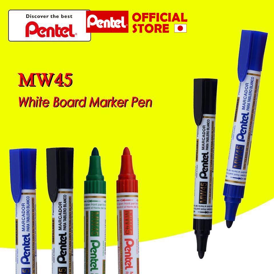 Bút Dạ Viết Bảng Pentel MW45| Có Mực Thay Thế