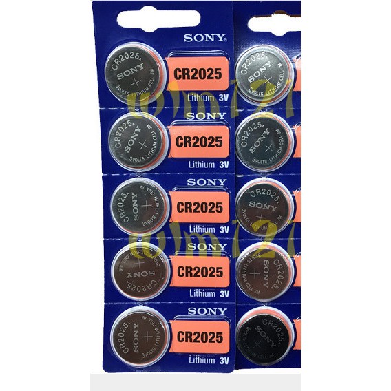 Vỉ 5 Viên Pin CR2032 / CR2025 / CR2016/ CR1632 / CR1616 / CR1620 / CR1220 điều khiển ' ô tô  xe máy, đồng hồ