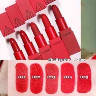 Son 3ce Red recipe 211,212,213,214,215