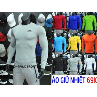 Áo thun nam body giữ nhiệt dài tay cực đẹp màu xám