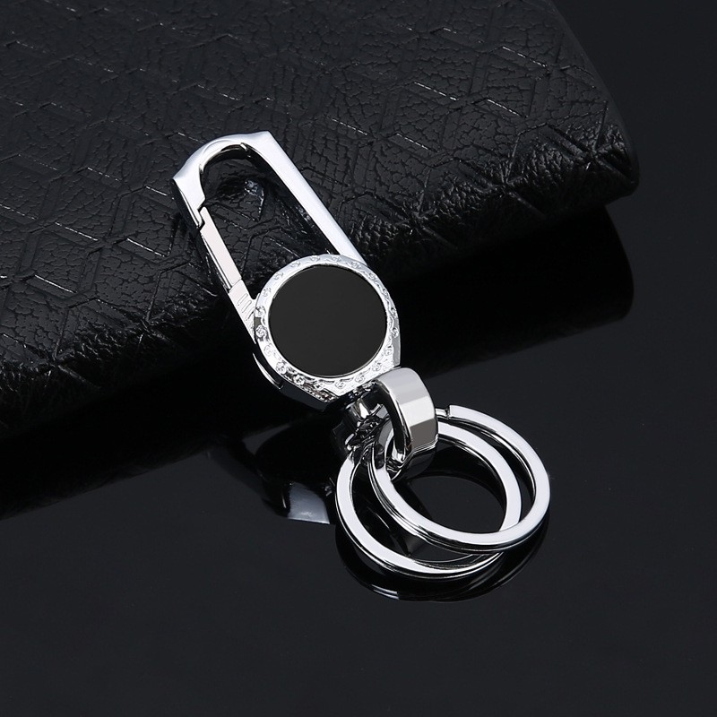 Móc khóa nam treo chìa khóa xe máy ô tô chất liệu thép không gỉ cao cấp CM34 mới