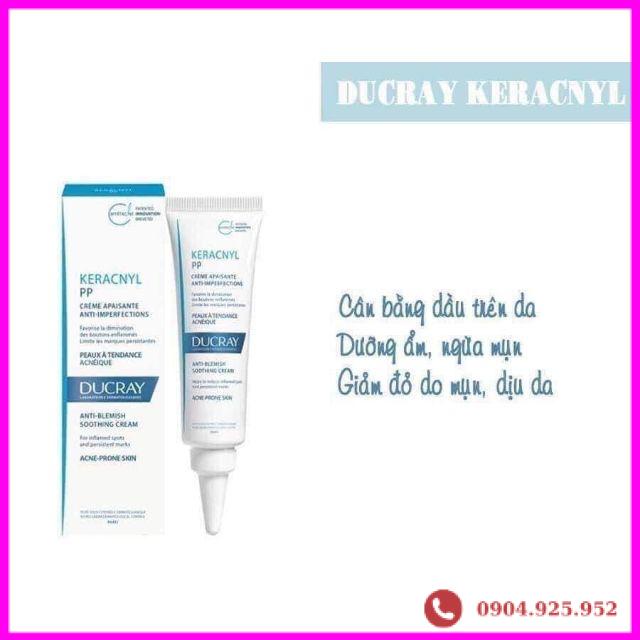 Kem dưỡng giảm mụn Ducray Keracnyl PP 30ml