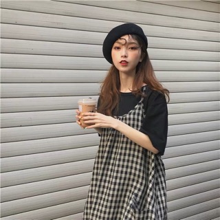 [ORDER] Váy hai dây kẻ