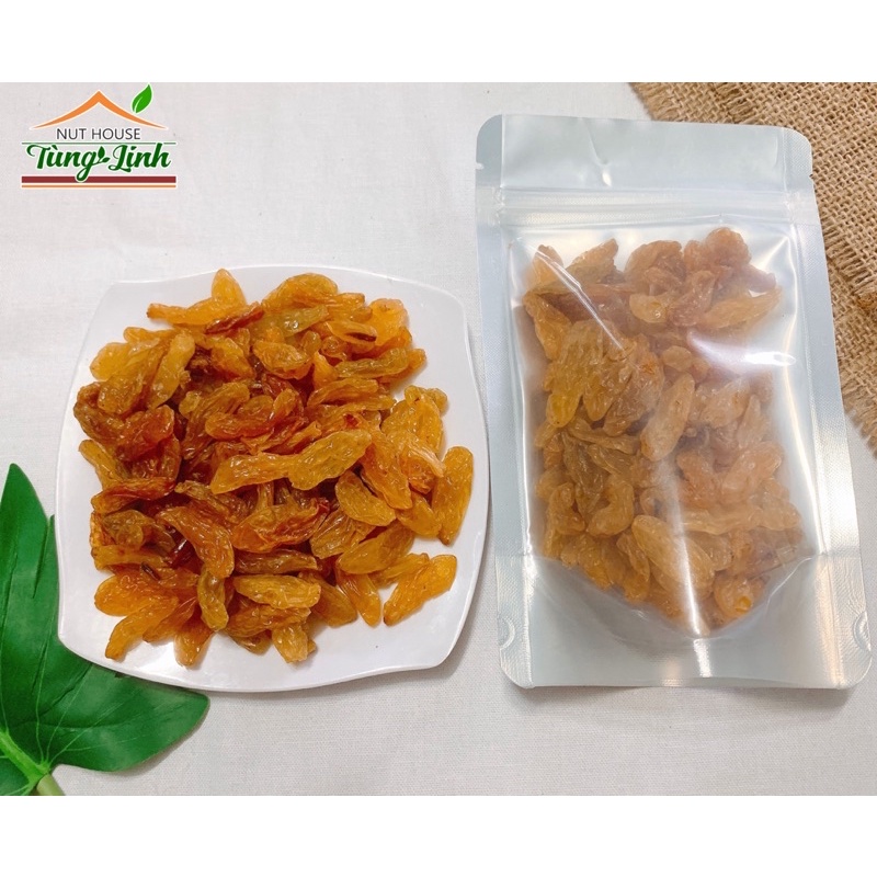 500GRAM NHO VÀNG ẤN ĐỘ SẤY - TÙNG LINH NUT HOUSE