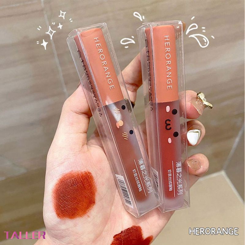 (Hàng Mới Về) Son Kem Màu Nhung Lì Siêu Nhẹ Thương Hiệu Herorange | BigBuy360 - bigbuy360.vn