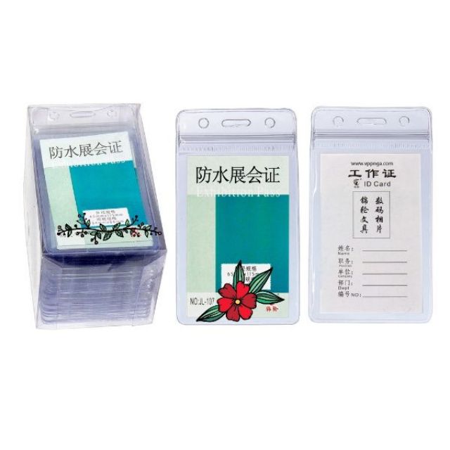 Combo 5 thẻ đeo nhựa.