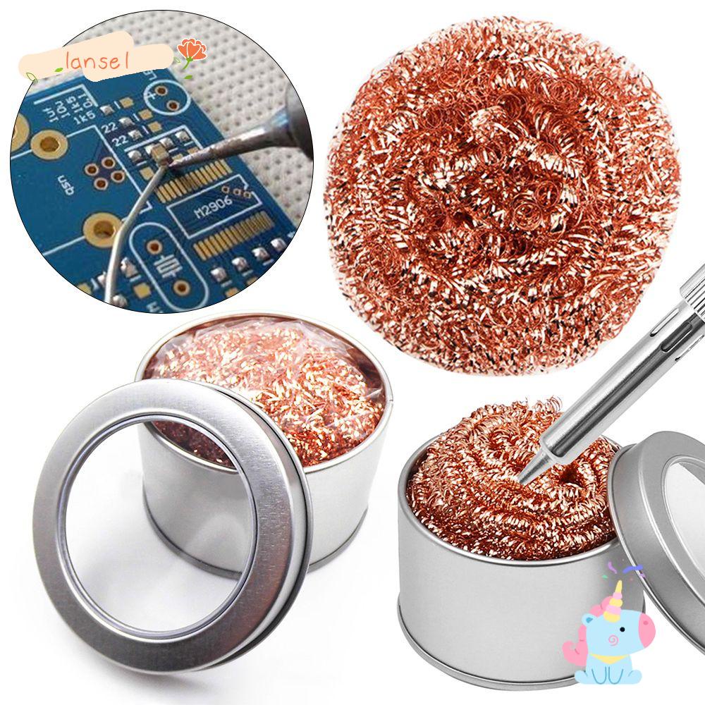 Bóng Loại Bỏ Mối Hàn Kèm Hộp Đựng Bằng Thiếc Làm Sạch Tiện Dụng