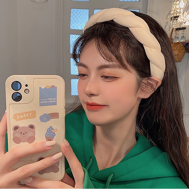 Băng Đô Bện Tóc Thời Trang Sành Điệu Cho Nữ