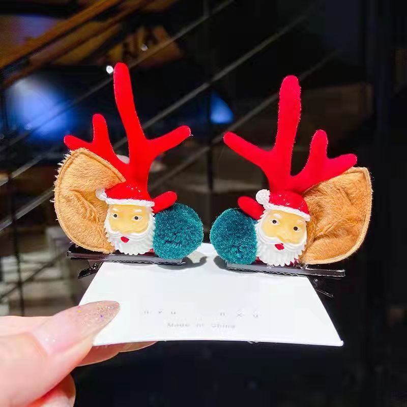 Set 2 kẹp tóc noel cực cute - UniLabel