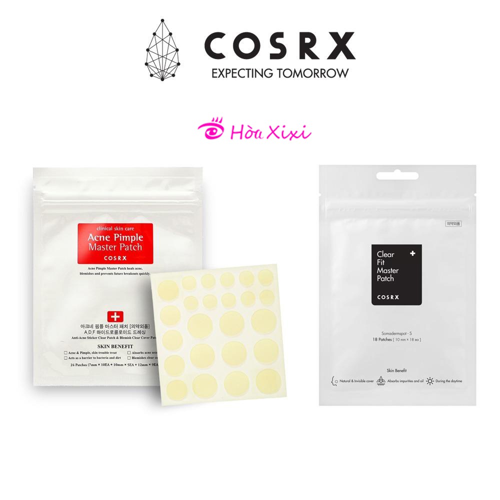Miếng dán mụn Cosrx Acne Pimple Master Patch và Cosrx The Clear Pit Master Patch
