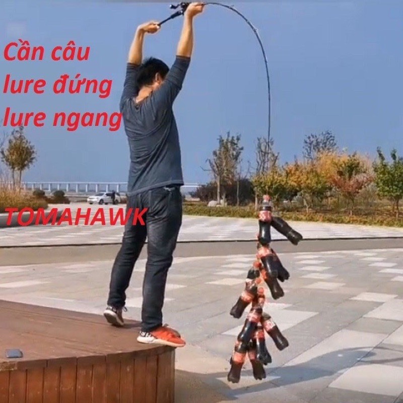 cần câu lure hàng loại 1 Tomahawk 2 ngọn siêu khoẻ siêu đẹp hàng chính hãng