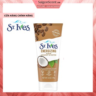 Tẩy Tế Bào Chết St. Ives Energizing - Coconut & Coffee Scrub ( 170g )
