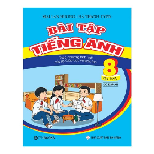 Sách - Bài tập tiếng anh 8 tập 1 (có đáp án - chương trình mới )