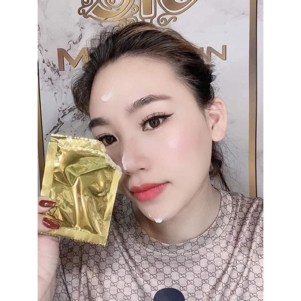 Mặt nạ dich yến ủ trắng da Magic skinn. Hộp 12 gói