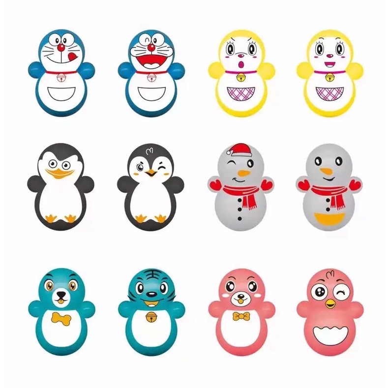 Đồ Chơi Lật Đật Mini Subeokiss Nhiều Mẫu Cho Bé Rất Dễ Thương, Đồ Chơi Cho Bé Từ 3 - 6 tuổi