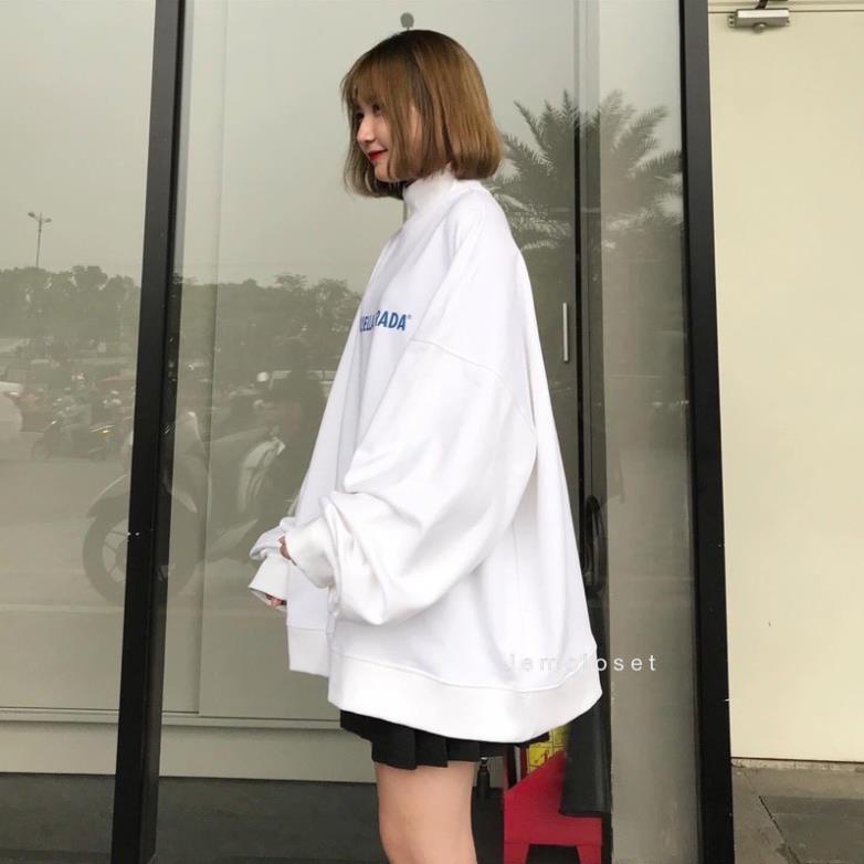 Áo sweater unisex nỉ bông cotton dưới 80kg - Sweater Quella strada | BigBuy360 - bigbuy360.vn