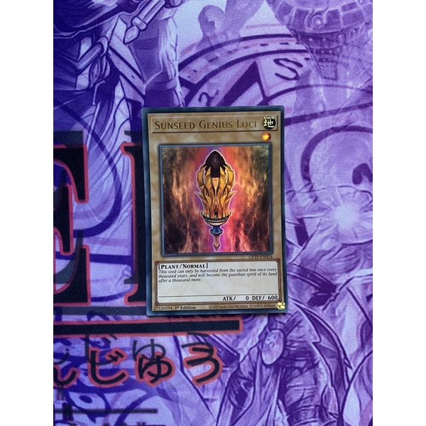 Thẻ bài Yugioh Sunseed Genius Loci – Ultra Rare – GFTP-EN014