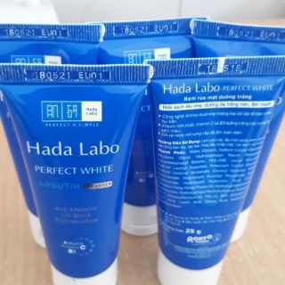 Combo 100 tuýp srm hadalabo 25g:hàng dùng thử