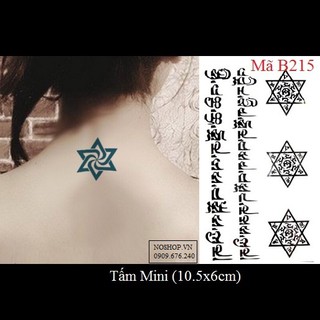Hình xăm dán chữ thái B215