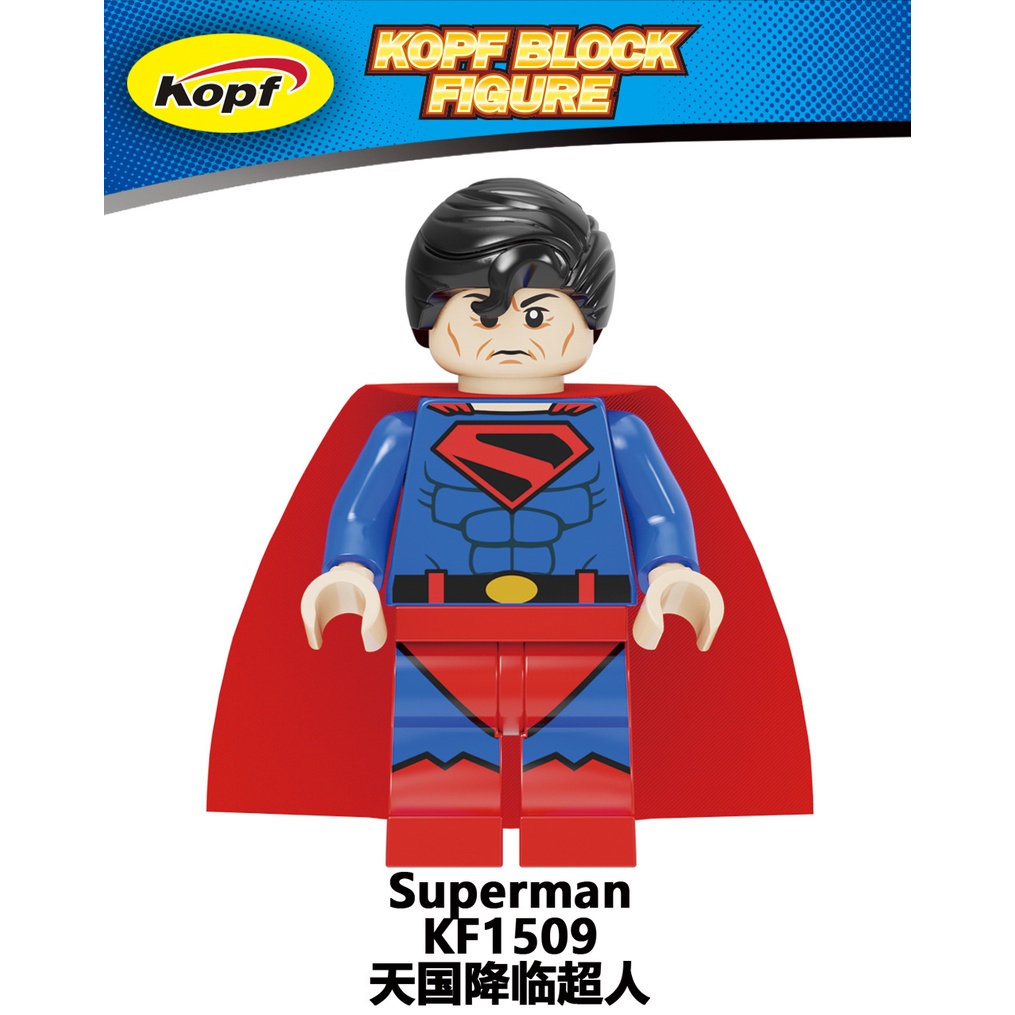 Minifigures Justice League Đồ Chơi Lắp Ráp Các Mẫu Nhân Vật Siêu Anh Hùng Batman Superman The Flash Joker KF6136