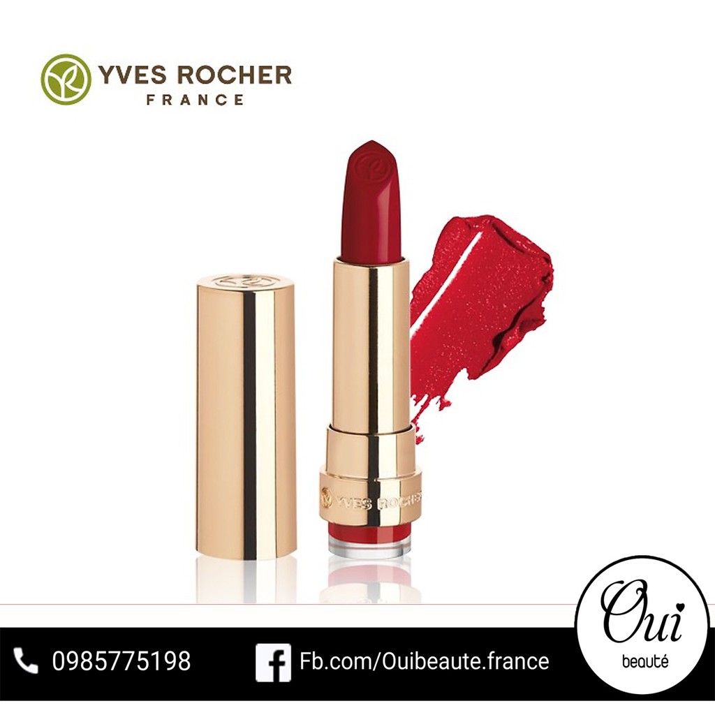 Son thỏi Yves Rocher Grand Rouge màu 118 Satin Ouibeaute