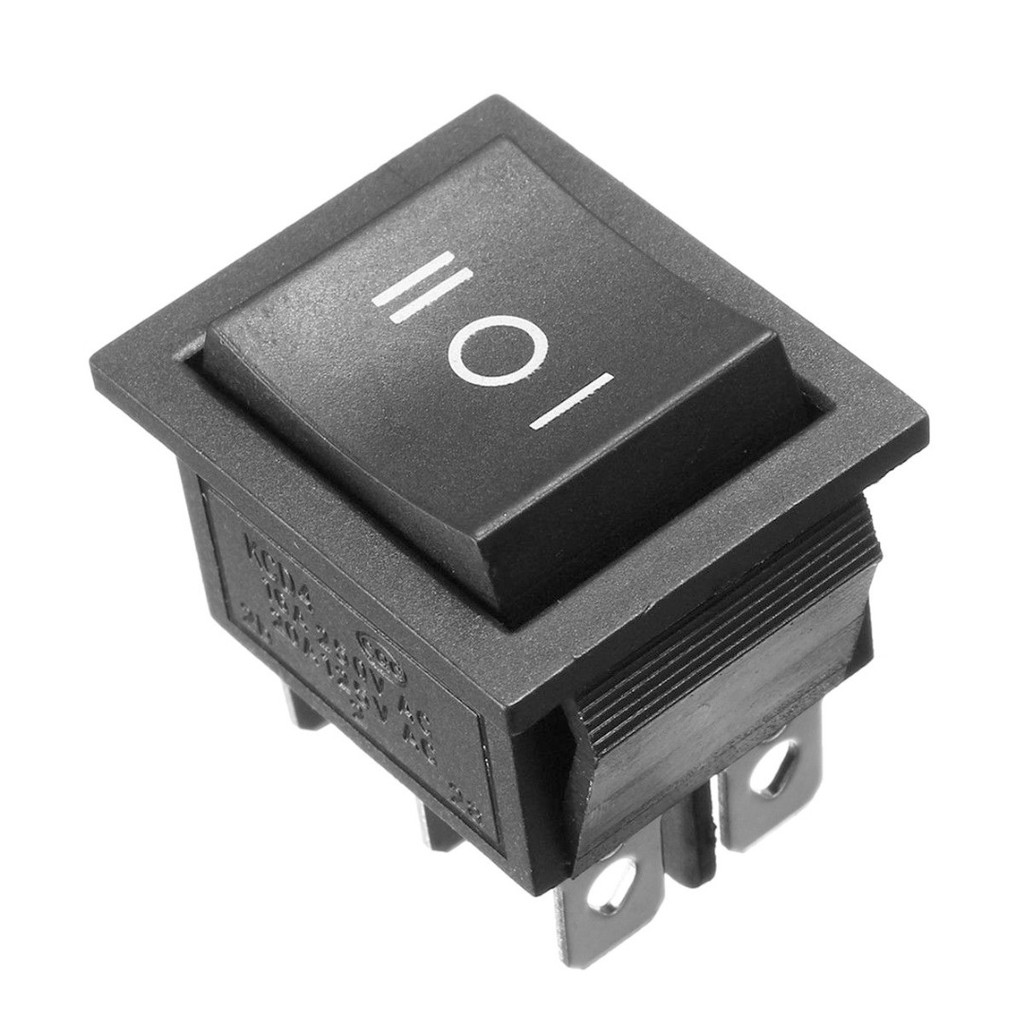 Công Tắc ON-OFF-ON 6 Chấu 3 Vị Trí DPDT 16A 250V