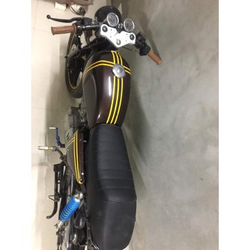 Bình xăng độ xe honda 67 Phôi mộc, gò bé, chưa sơn phù hợp dáng Cafe racer, tracker.