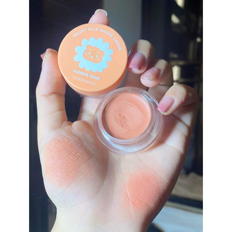 Phấn Má Hồng Đơn Sắc Tự Nhiên Có Thể Sử Dụng Làm Phấn Mắt My HERORANGE bear